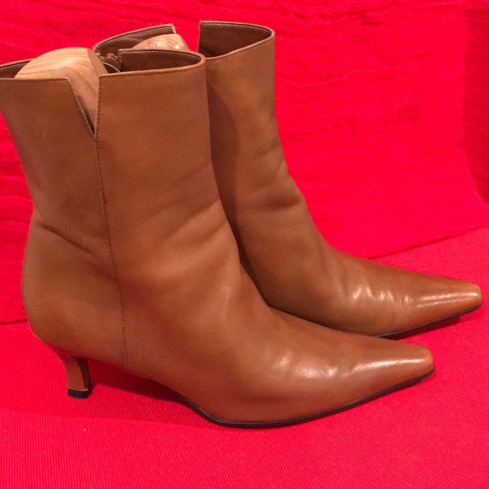 Enzo Angioloni Caramel Ankle Boots